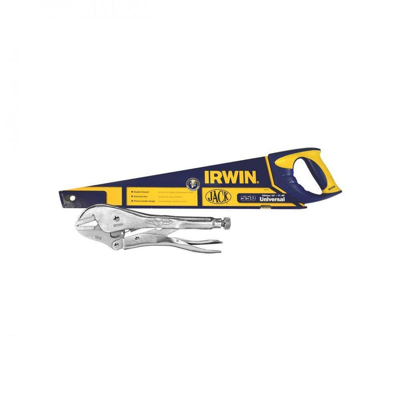 Irwin Jack 22in Heavy Duty Saw with 10in Vise-Grip Lock - HANDSAWS - Beattys of Loughrea
