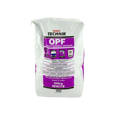 Evo-Stik Technik OPF One Part Flexible Tile Adhesive 20 - TILE ADHESIVE/ADH&GROUT - Beattys of Loughrea