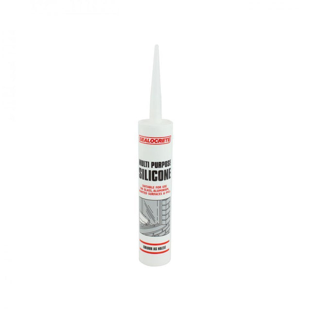 Sealocrete Multi-Purpose Silicone 280ml - Clear - MASTIC/SILICONE/ADH - Beattys of Loughrea