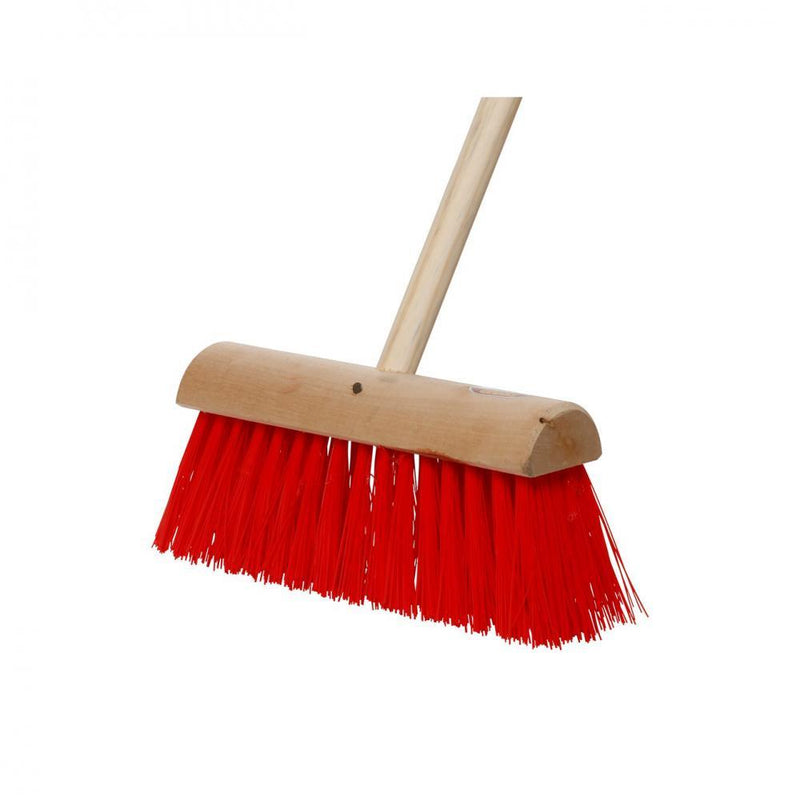 Dosco Synthetic Yard Brush With Handle - 13in - CLEANING SWEEPNG BRUSH/BROOM/DUSTPAN - Beattys of Loughrea