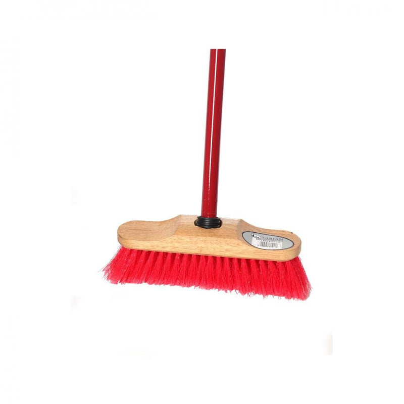 Varian Soft Synthetic Sweeping Brush With Metal Handle - CLEANING SWEEPNG BRUSH/BROOM/DUSTPAN - Beattys of Loughrea