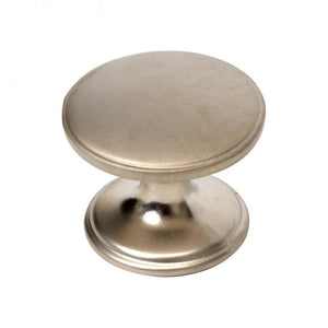 Phoenix Door Knob Plain - Satin Nickel - CABINET KNOBS - Beattys of Loughrea