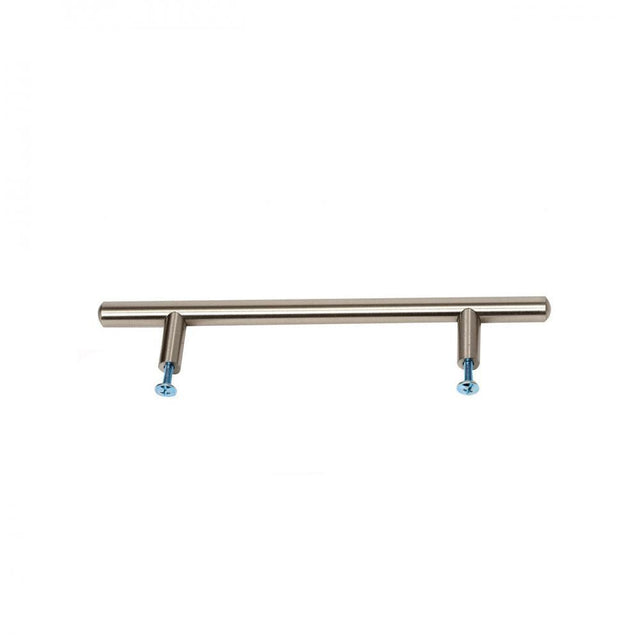 Phoenix T Bar Handle - Brushed Nickel - CABINET KNOBS - Beattys of Loughrea