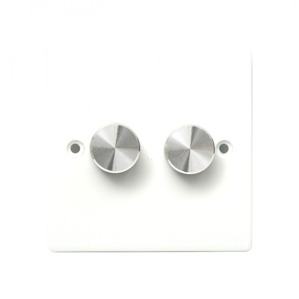 Phoenix 2 Gang 2 Way Dimmer Switch - 220V - SWITCHES - Beattys of Loughrea