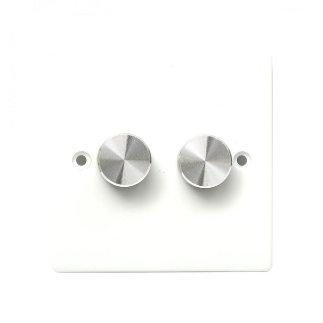 Phoenix 2 Gang 2 Way Dimmer Switch - 220V - SWITCHES - Beattys of Loughrea