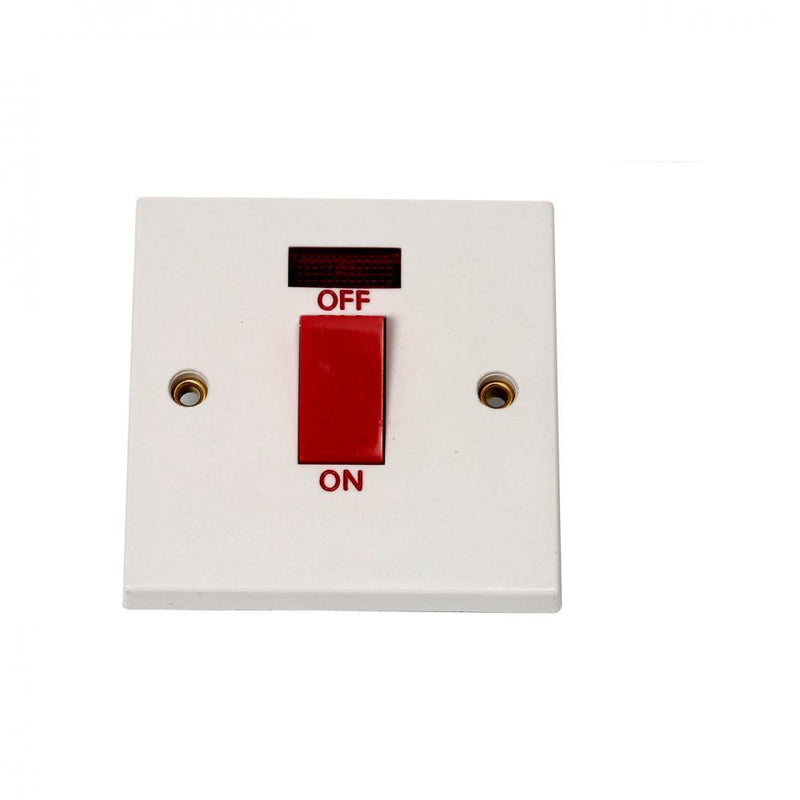 Phoenix Square Cooker Switch - 45 Amp - SWITCHES - Beattys of Loughrea