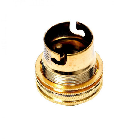 Phoenix Brass Lamp Holder - Unswitched - BULB HOLDERS/ROSES - Beattys of Loughrea