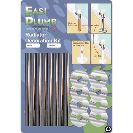 Radiator Decoration Kit Chrome 4 Rads EPRDK2 - TIMBER/LAMINATE ACCESSORIES - Beattys of Loughrea
