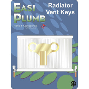 Brass Clock Type Vent Key EPBVK - INSULATOR FITTINGS - Beattys of Loughrea