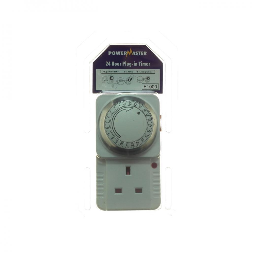Powermaster 24 Hour Plug-In Timer - 13 amp - TIMERS/PLUG IN - Beattys of Loughrea