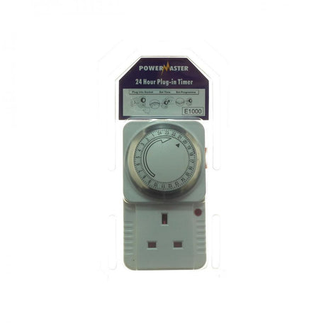 Powermaster 24 Hour Plug-In Timer - 13 amp - TIMERS/PLUG IN - Beattys of Loughrea