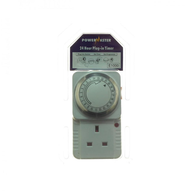 Powermaster 24 Hour Plug-In Timer - 13 amp - TIMERS/PLUG IN - Beattys of Loughrea