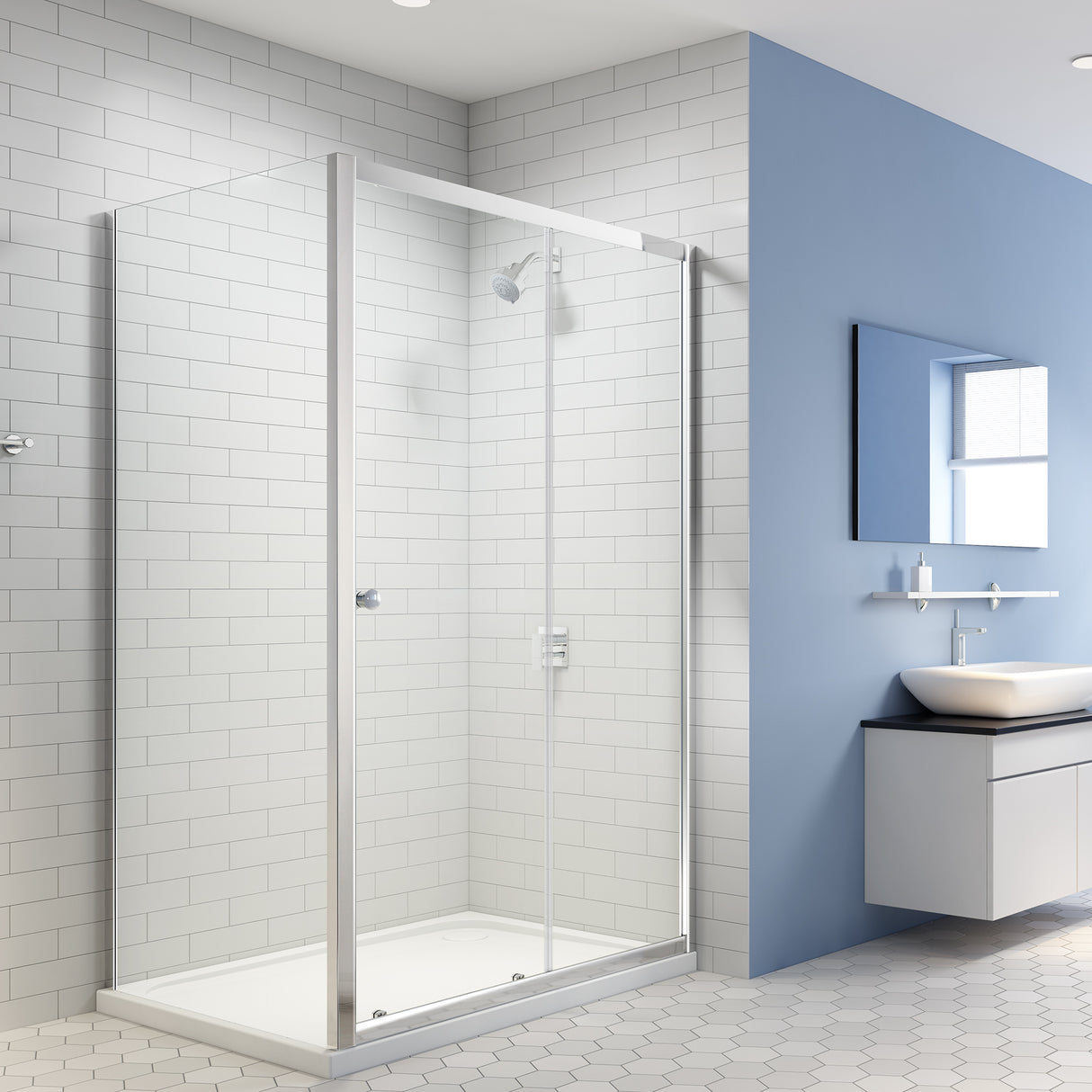 Merlyn EASY Slider Door 1000mm - SHOWER DOORS - Beattys of Loughrea