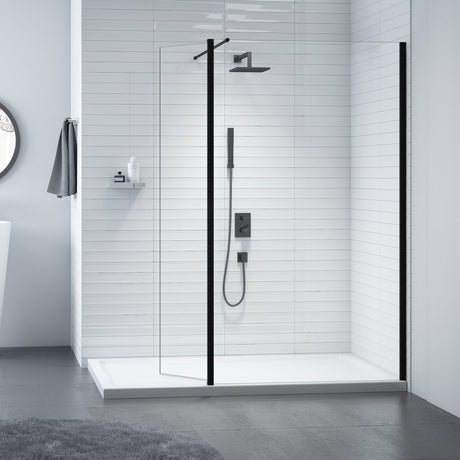 Merlyn Black Swivel panel 300mm - SHOWER DOORS - Beattys of Loughrea