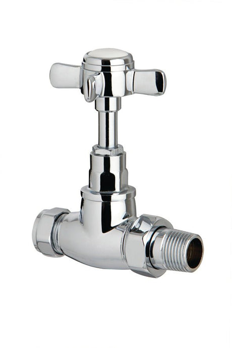 Pair Straight Traditional Radiator Valves BS2020 - RAD VALVES/VENTS/KEYS - Beattys of Loughrea