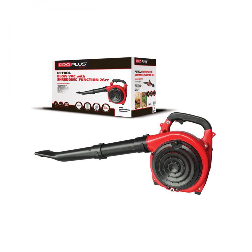 ProPlus Petrol Blow Vac with Shredding Function - 26cc - Leaf Blowers - Beattys of Loughrea