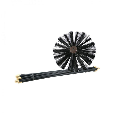 De Vielle Chimney Cleaning Kit - 9pce - FLUE/ CHIMNEY BRUSH, SEWER RODS - Beattys of Loughrea