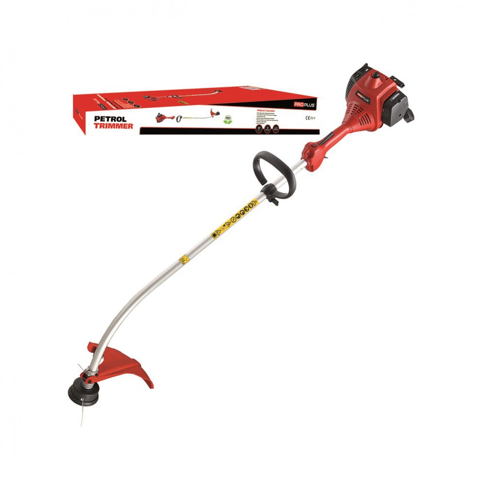 ProPlus Petrol Strimmer Bent Shaft - 27cc - STRIMMERS - Beattys of Loughrea