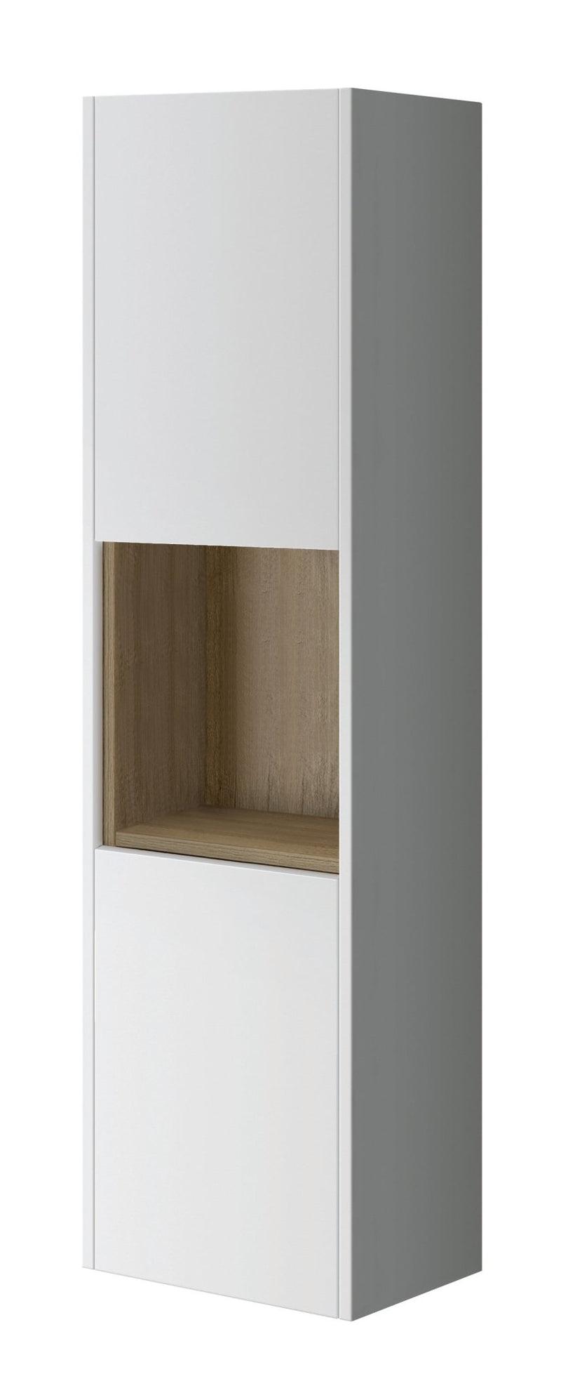 Bathroom Studio Lucca 35cm Tall Boy Wall Cabinet- Gloss White - VANITY UNITS - Beattys of Loughrea