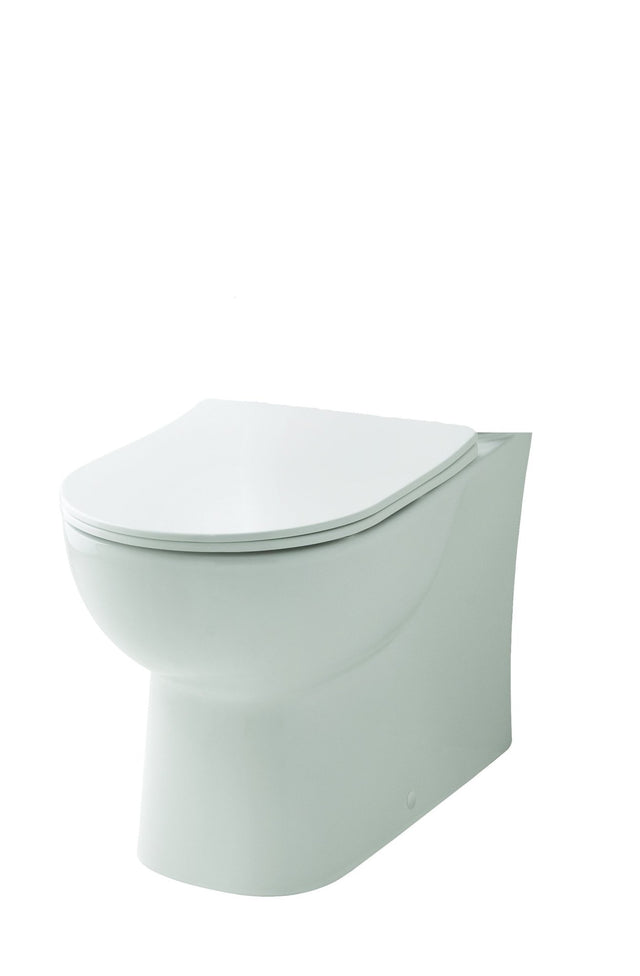 Bathroom Studio Boston Fully Shrouded Close Coupled Pan & Seat (Cistern not Included) - WC/PANS/SCREWS - Beattys of Loughrea