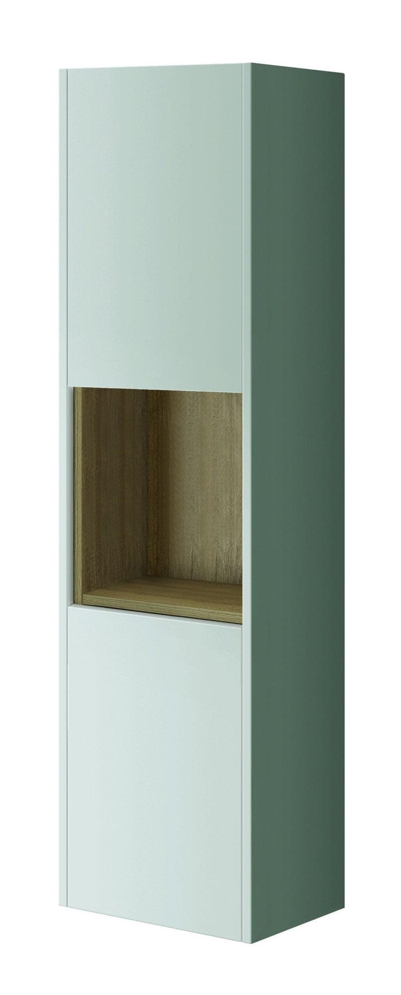 Bathroom Studio Lucca 35cm Tall Boy Wall Cabinet- Dove Grey - VANITY UNITS - Beattys of Loughrea