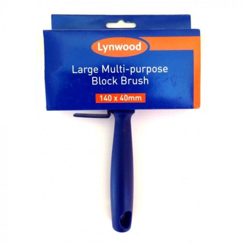 Large Block Brush Multi-Purpose Lynwood 140mm X 40mm - PAINT BRUSHES - Beattys of Loughrea