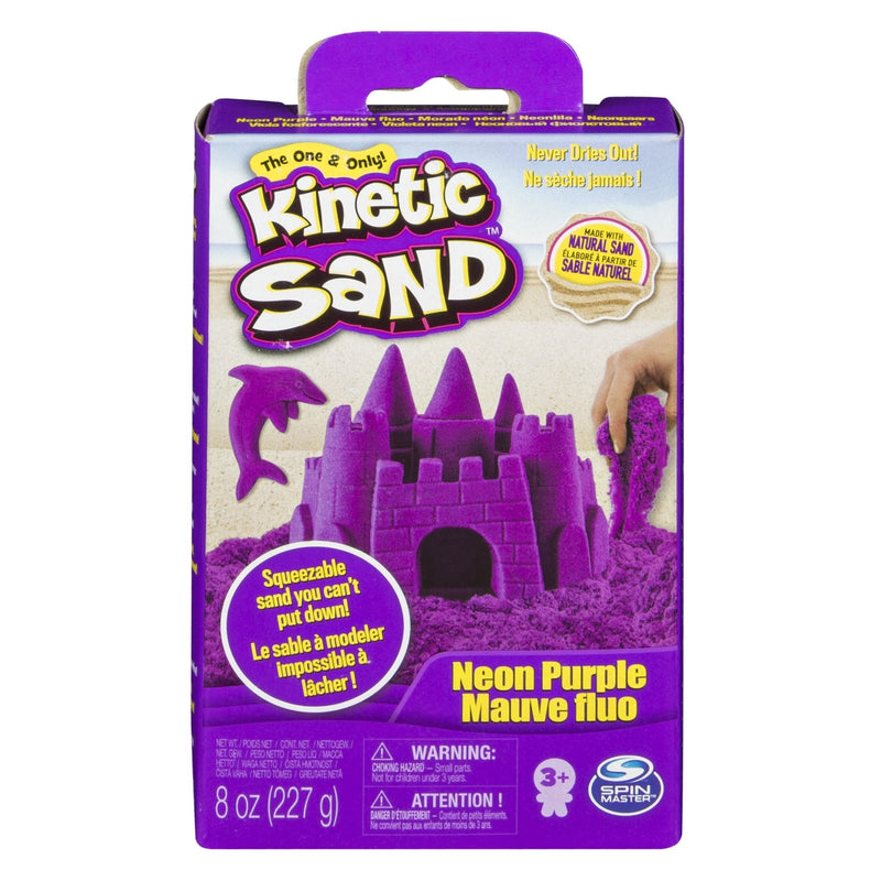 Kinetic Sand 8Oz Neon Box Assorted Colours - ART & CRAFT/MAGIC/AIRFIX - Beattys of Loughrea