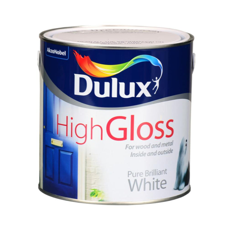 Dulux 2.5 Litre Gloss - White - WHITES - Beattys of Loughrea