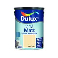 Matt 5L Warm Cream Dulux - READY MIXED - WATER BASED - Beattys of Loughrea
