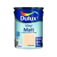 Matt 5L Honey Cream Dulux - READY MIXED - WATER BASED - Beattys of Loughrea