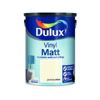 Matt 5L Jasmine White Dulux - READY MIXED - WATER BASED - Beattys of Loughrea