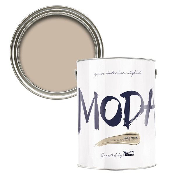 Moda 5L Pale Mink Dulux - READY MIXED - WATER BASED - Beattys of Loughrea