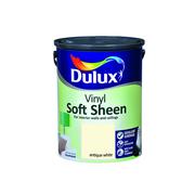 Dulux Soft Sheen 5L Antique White Dulux - READY MIXED - WATER BASED - Beattys of Loughrea