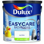 Bathroom 2.5L Iced White Dulux - READY MIXED - WATER BASED - Beattys of Loughrea