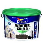 BITTER CHOCOLATE Dulux Weathershield Masonry Paint Colours - 10 Litre - EXTERIOR & WEATHERSHIELD - Beattys of Loughrea