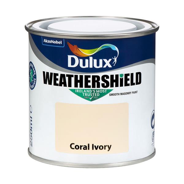 Weathershield Tester 250Ml Coral Ivory - EXTERIOR & WEATHERSHIELD - Beattys of Loughrea