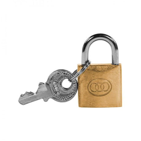 Tri- Circle Heavy Duty Brass Padlock - 20mm - PADLOCKS - Beattys of Loughrea