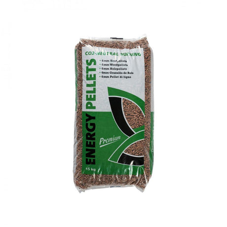 Woodflame Premium Wood Pellets - 15kg ( Bag) - Max quantity per order 66 (66 per pallet) - FIREWOOD - Beattys of Loughrea