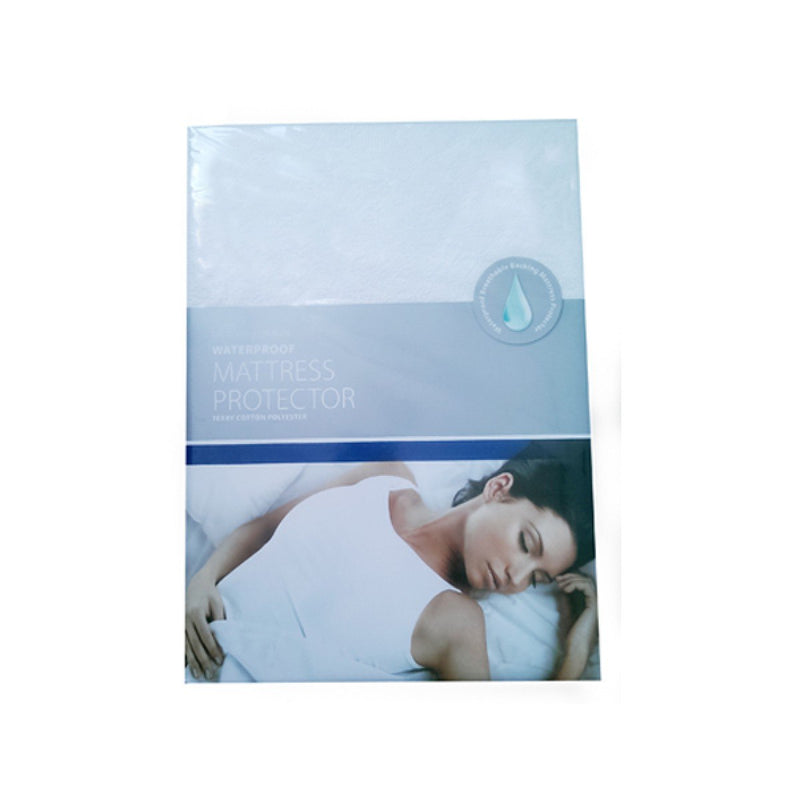 Bedroom Couture Terry Waterproof Mattress Protector Double - SHEETS/VALANCE/MATTRESS COVER - Beattys of Loughrea