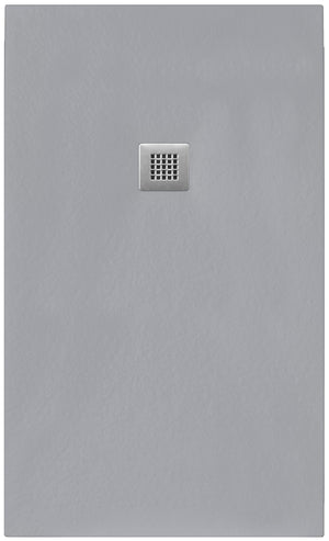 Flair Gemstone Slate Square Waste Flint Grey 1000mmx800mm - TRAYS/WASTES - Beattys of Loughrea