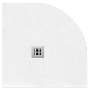 Flair Gemstone Slate Square Waste White Quadrant 900mmx900mm - TRAYS/WASTES - Beattys of Loughrea