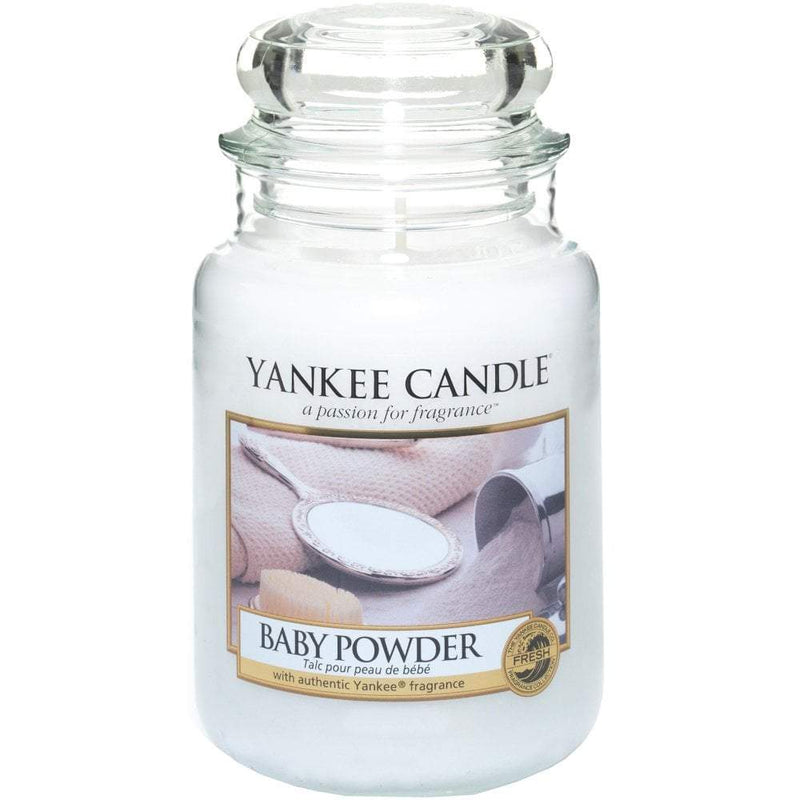 Baby Powder Large Yankee Candle 623g - CANDLES - Beattys of Loughrea