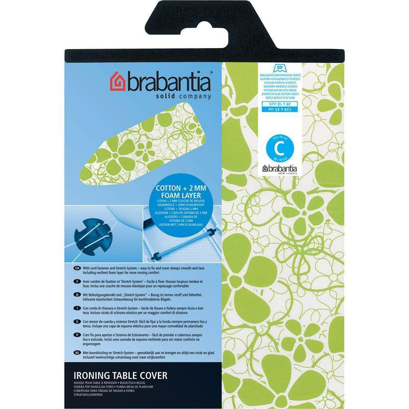 Brabantia Leaves Ironing Board Cover - IRONING BOARDS - Beattys of Loughrea