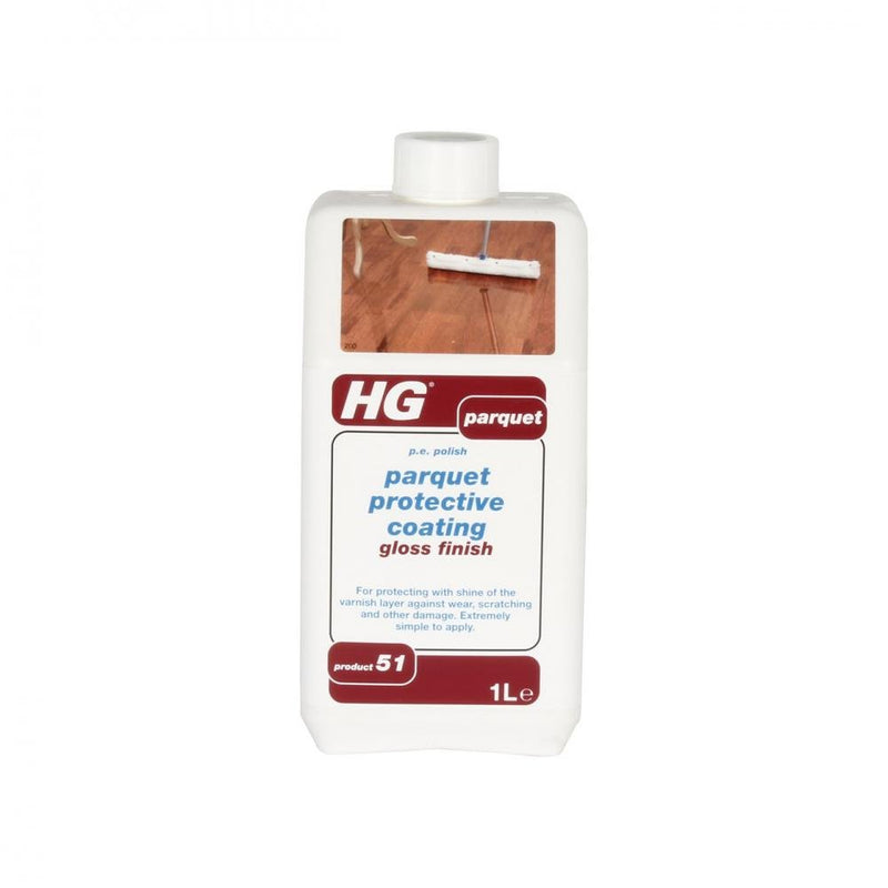 HG Parquet Protective Coating Gloss Finish - 1 Litre - CLEANING - LIQUID/POWDER CLEANER (1) - Beattys of Loughrea