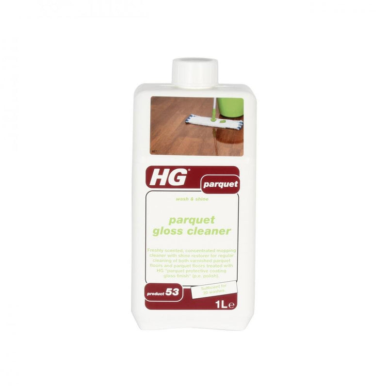HG Parquet Gloss Cleaner - 1 Litre - CLEANING - LIQUID/POWDER CLEANER (1) - Beattys of Loughrea