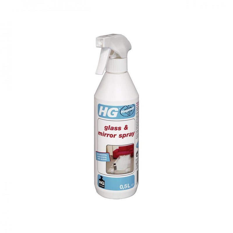 HG Glass & Mirror Cleaning Spray - 500ml - CLEANING - LIQUID/POWDER CLEANER (1) - Beattys of Loughrea