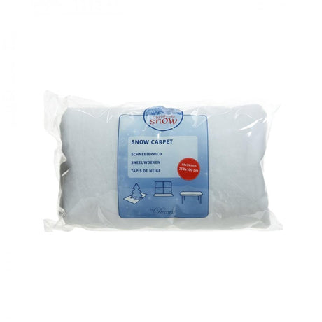 Decoris Snow Carpet - 250cm x 100cm - XMAS ACCESSORIES - Beattys of Loughrea