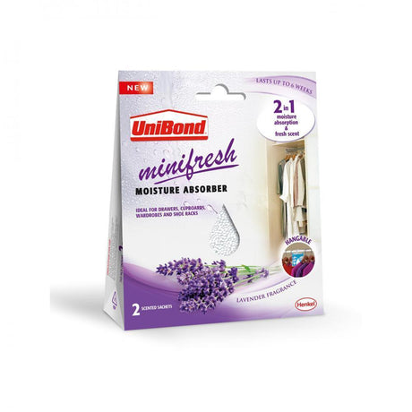Unibond Minifresh Moisture Absorber Sachet Pack of 2 - HEATING ADDITIVES - Beattys of Loughrea