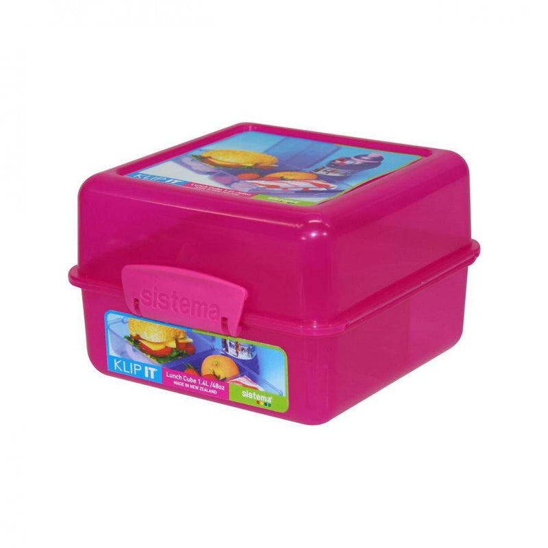 Sistema Klip It Lunch Box Cube - PLASTICS - STORAGE LUNCH BOX BEAKER - Beattys of Loughrea