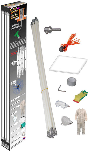 Soot Strimmer Chimney Cleaning Kit Cssekit - CHIMNEY/DRAIN CLEANERS - Beattys of Loughrea